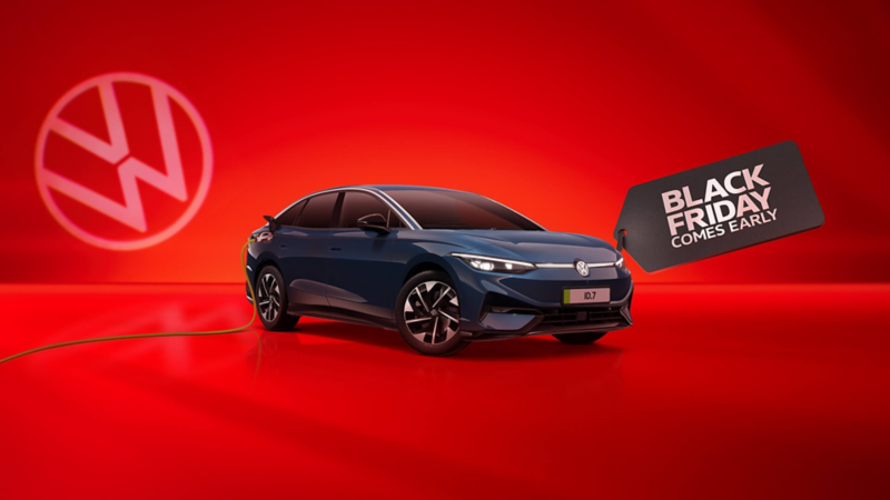 ID.7 with a red background