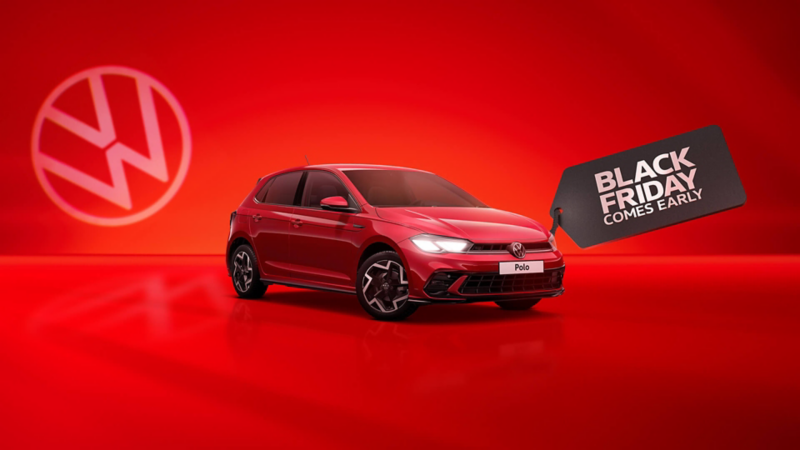 Polo with red background