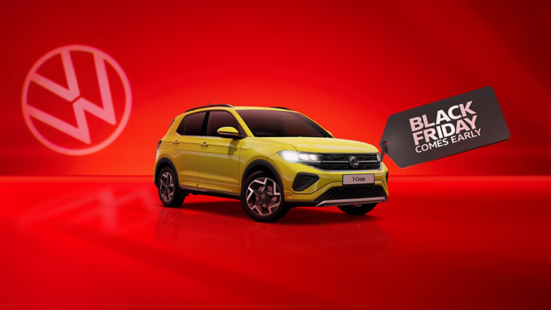 T-Cross with red background