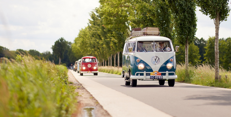 Rijdend shot Bus tot Buzz Tour