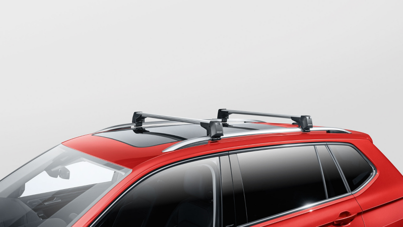 VW Tiguan Allspace with roof bars by Volkswagen Accessories