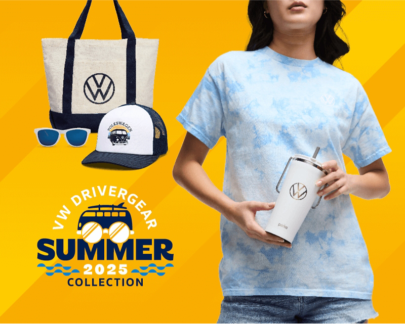 VW DriverGear Summer 2025 collection.
