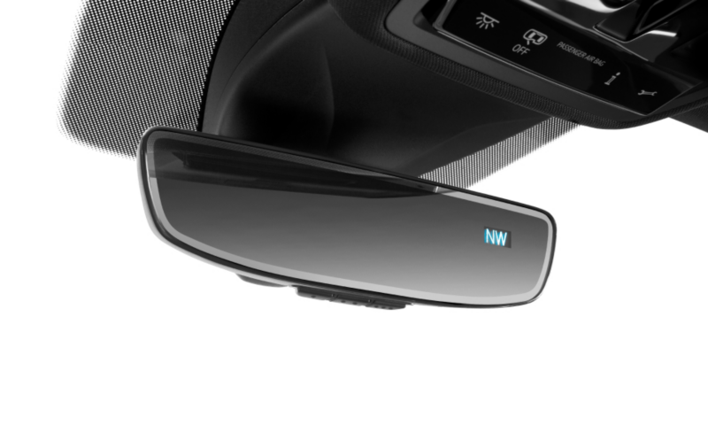 Enhanced Rearview Mirror with HomeLink®
