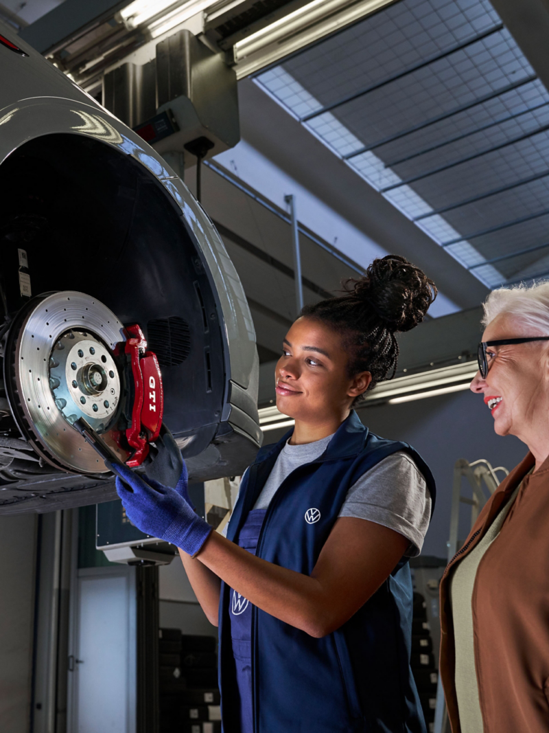 To originale Volkswagen bremseskiver