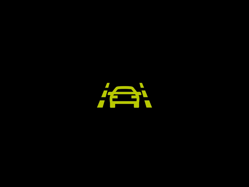 vw lane assist ikon varsellampe