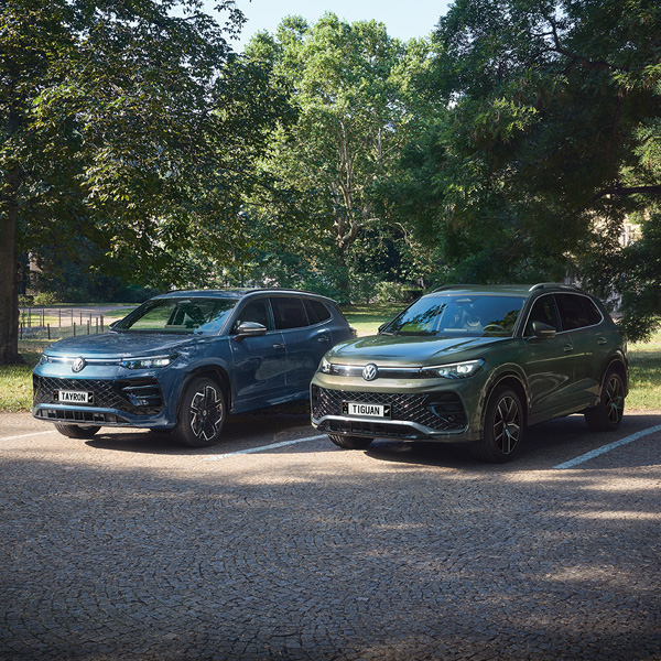 Tayron and Tiguan side by side