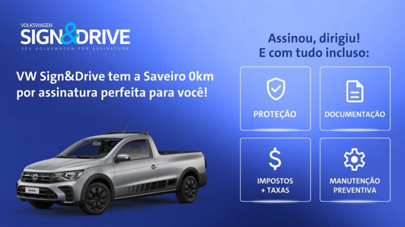 Saveiro 0 km por assinatura