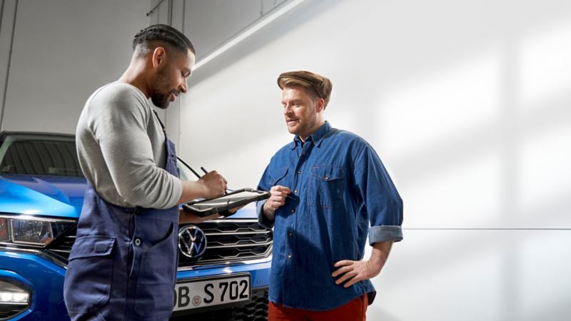 VW Connect och We Connect - Enkelt att boka service