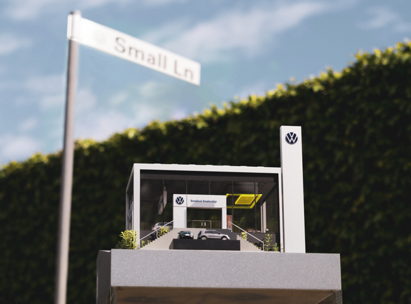 Worlds smallest dealership model