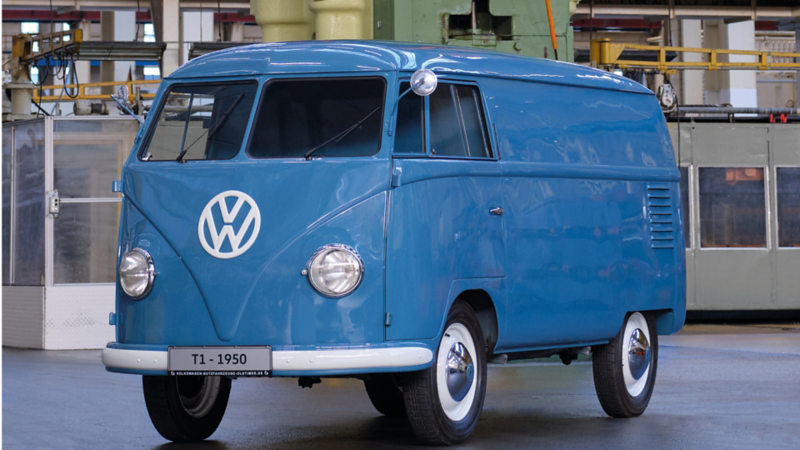 En blå transporter fra 1940