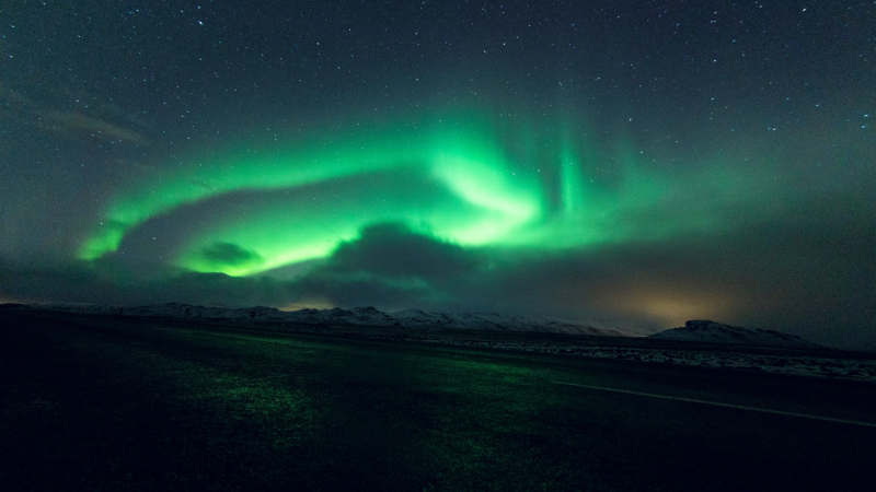 Polarlichter in Norwegen.