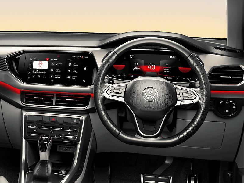 Taigun VW Signature Flat-Mode Multi-function Leather Steering Wheel