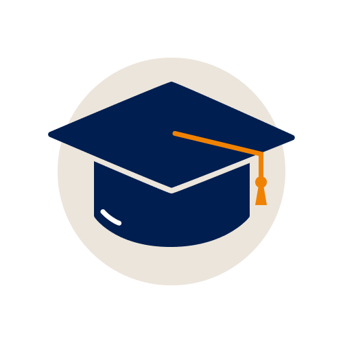 Icon academic hat