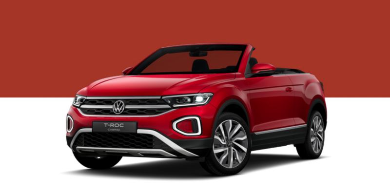 3/4 frontale di T-Roc Cabriolet