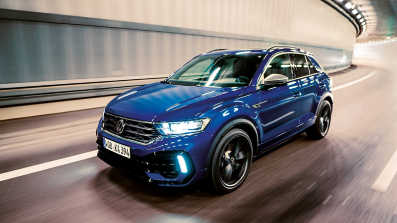 T-Roc w tunelu