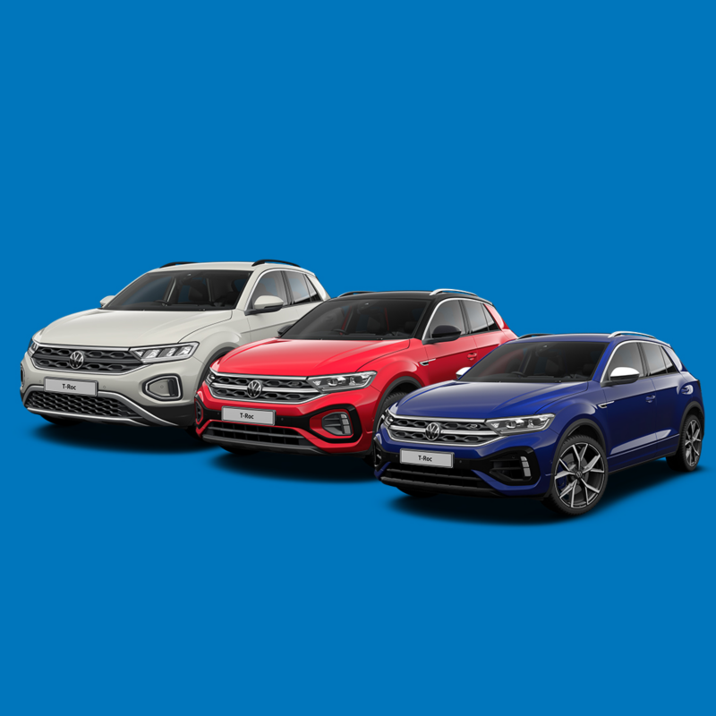 T-Roc line up