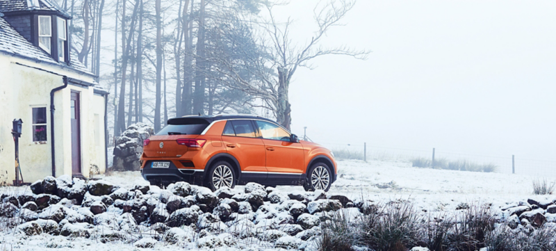  The T-Roc in the snow