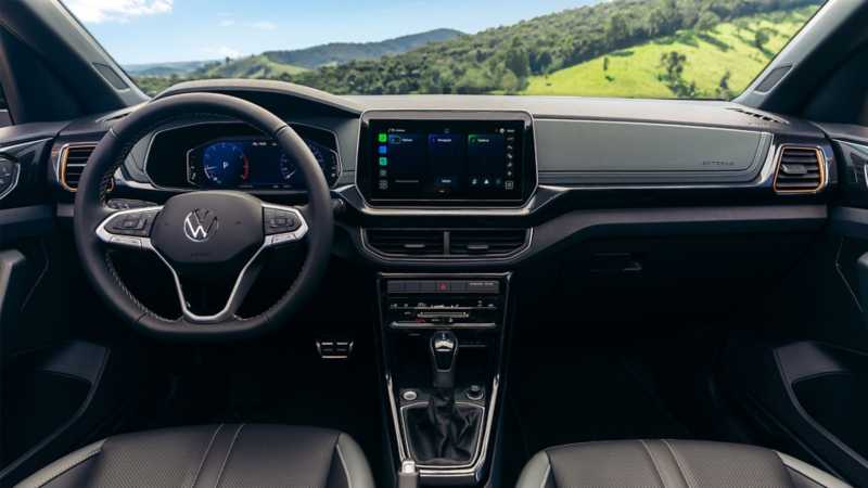 VW Play de 10" com design semiflutuante
