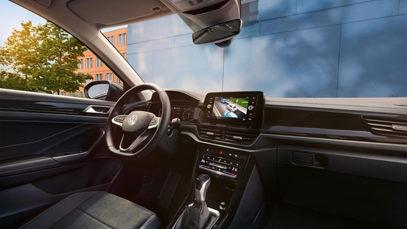 Interiören i VW T-Roc