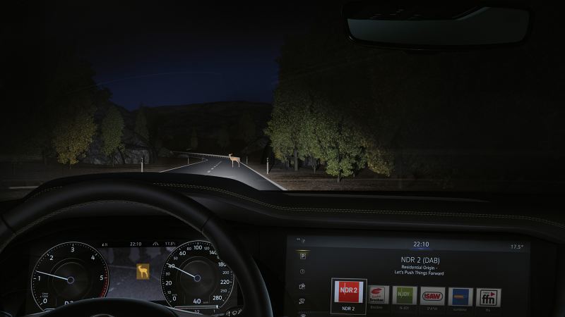 Volkswagen Touareg night vision