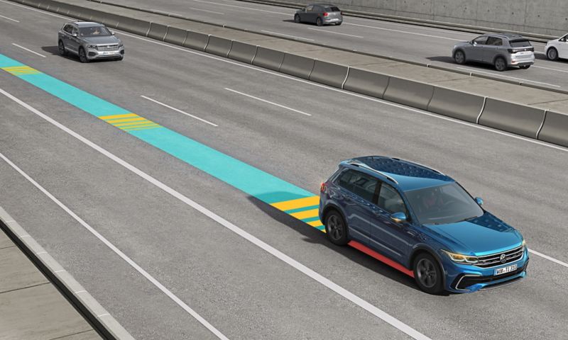 Graphique : Emergency Assist du VW Tiguan