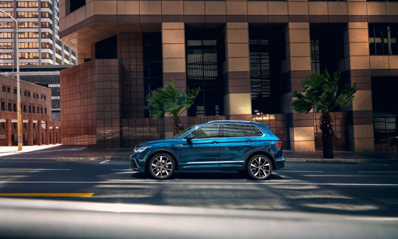 Vue latérale VW Tiguan