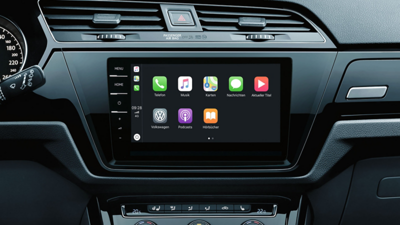 9.2 吋輕觸式屏幕音響系統支援Apple CarPlay®