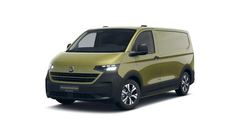 Ein Transporter Kastenwagen PanAmericana vor weißem Hintergrund.