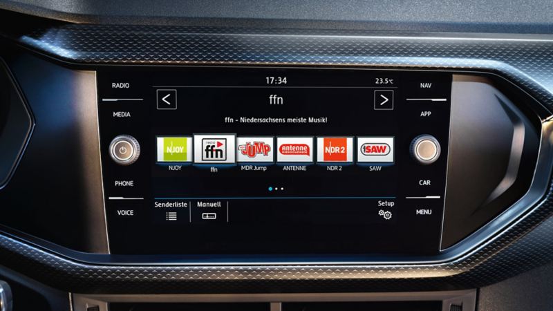 Radioen Ready 2 Discover til VW T-Cross (ekstraudstyr)