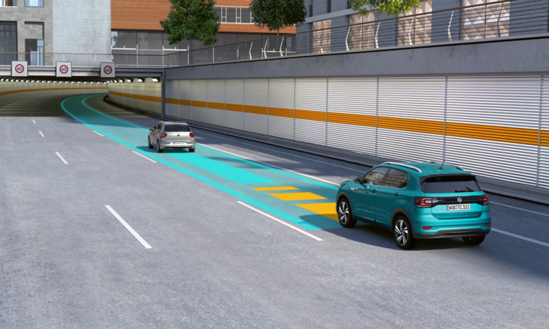 Illustration graphique du 'Travel Assist'.