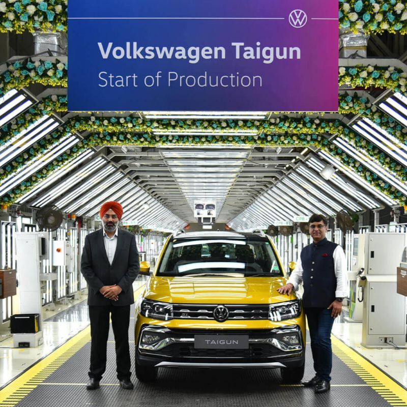 Volkswagen India announces start of production for SUVW Taigun 1
