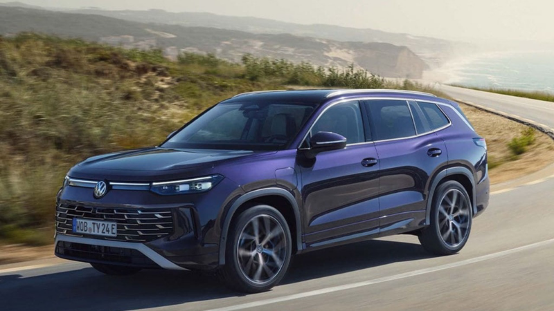 Volkswagen Tayron sur la route