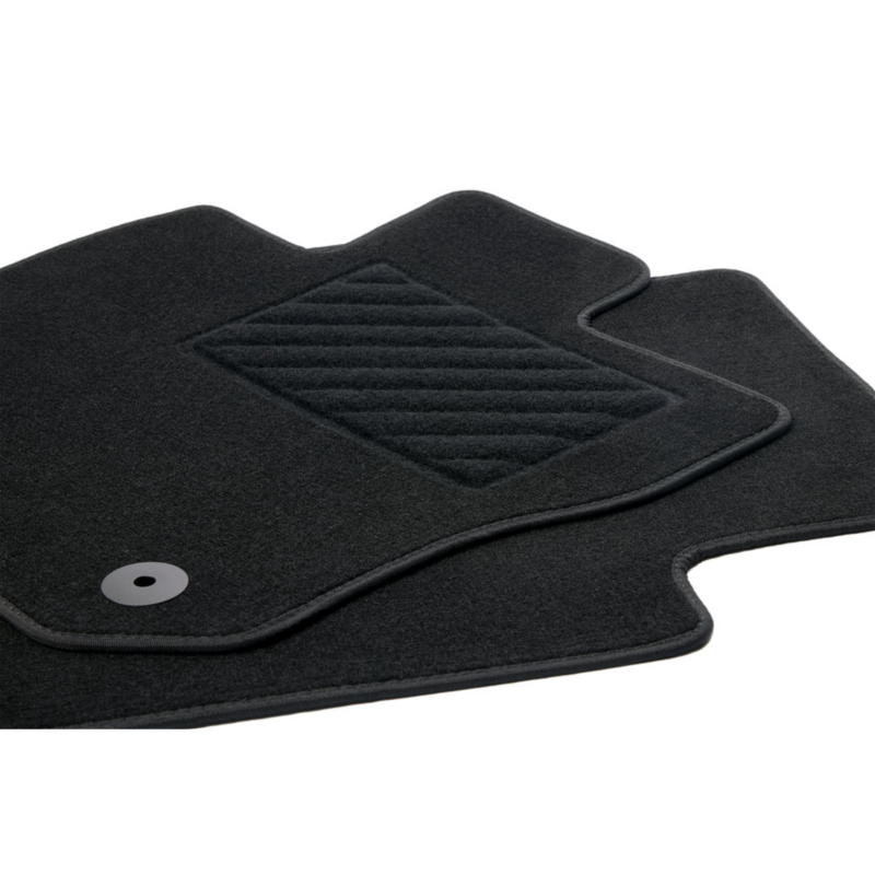 “Optimat” carpet mat from VW Accessories in the footwell of a VW Tayron