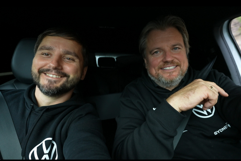 70 years of VW drivers selfie