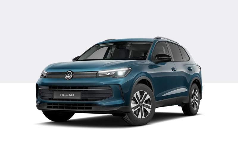 VW Tiguan R-Line in blau