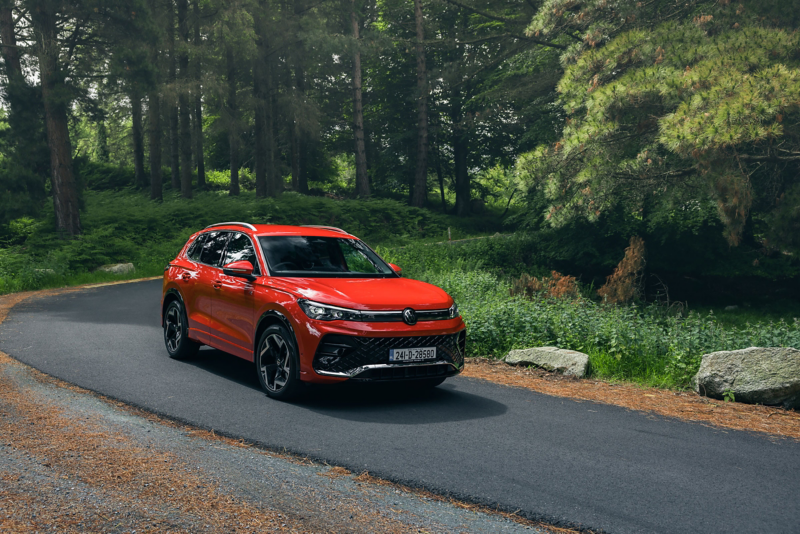 Tiguan driving in Ireland