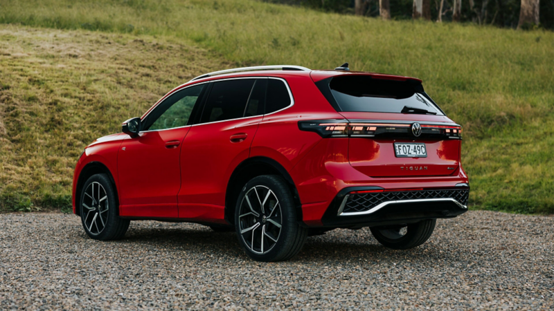 New red Tiguan