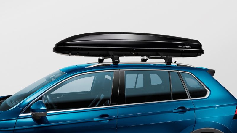 VW Tiguan with Roof box by VW Accessories