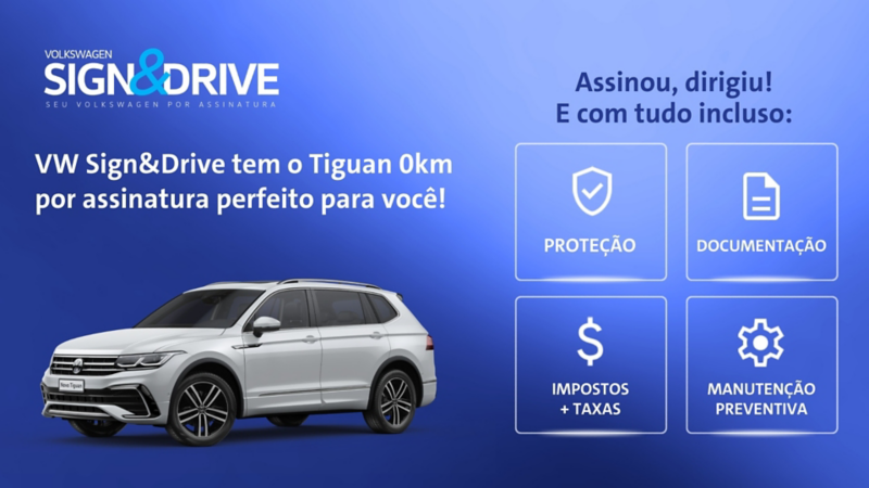 Tiguan Allspace R-Line 0 km por assinatura