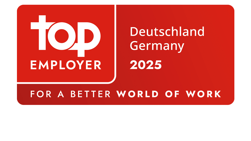 Logo Top Employer 2025 Volkswagen