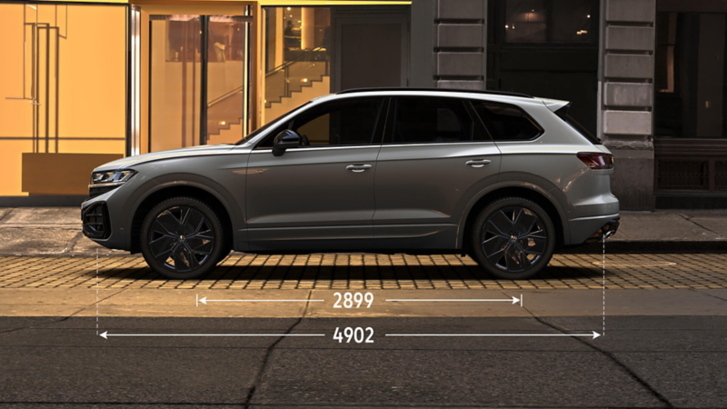 Touareg Black Edition wheelbase dimensions