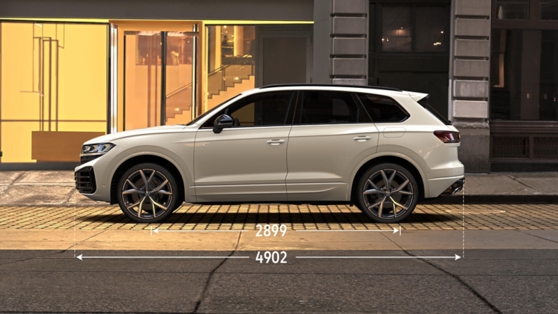 Touareg R wheelbase dimensions 