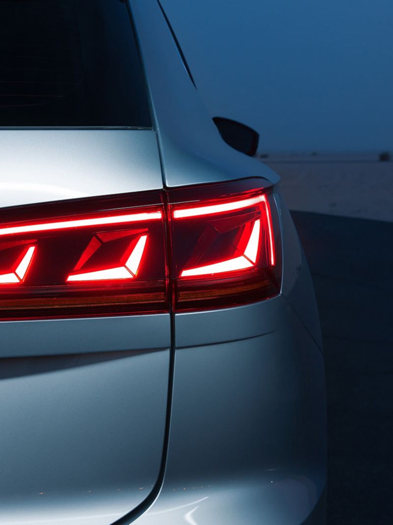 Closeup of the Volkswagen Touareg LED taillight