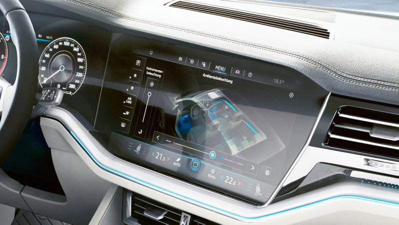 Technical data on the display of the Innovision cockpit