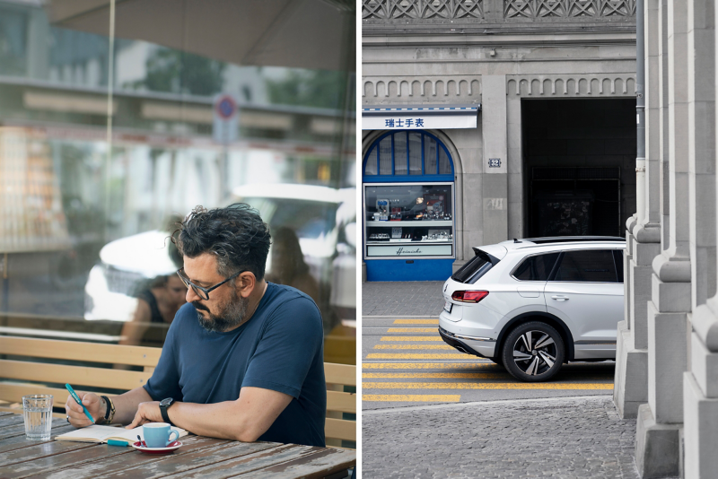 Zurich interior architect and designer Nader A. Taghavi and the Touareg