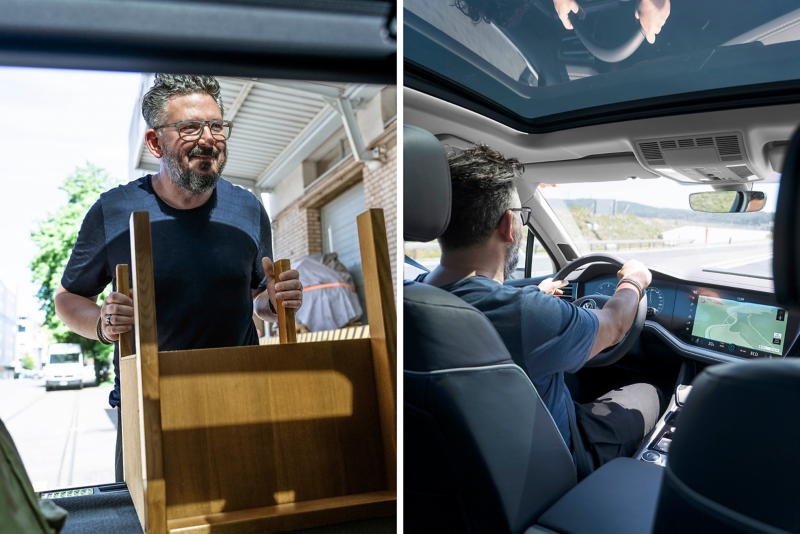 Zurich interior architect and designer Nader A. Taghavi at the Touareg