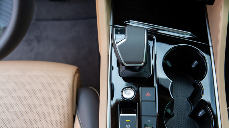 Gear select in the Volkswagen Touareg