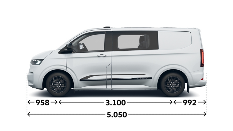 Transporter Kastenwagen Plus Edition kurzer Radstand Seite