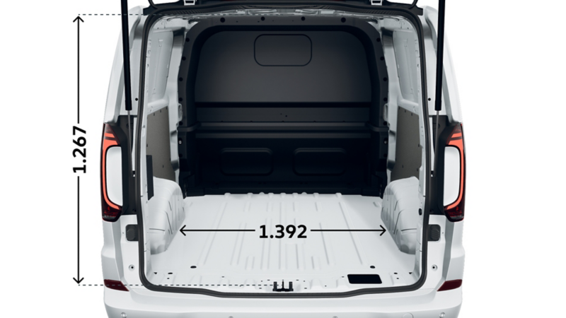 Transporter Kastenwagen Plus Edition langer Radstand hinten