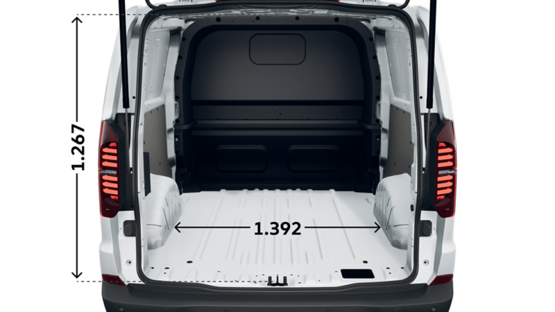 Transporter Kastenwagen Plus langer Radstand hinten